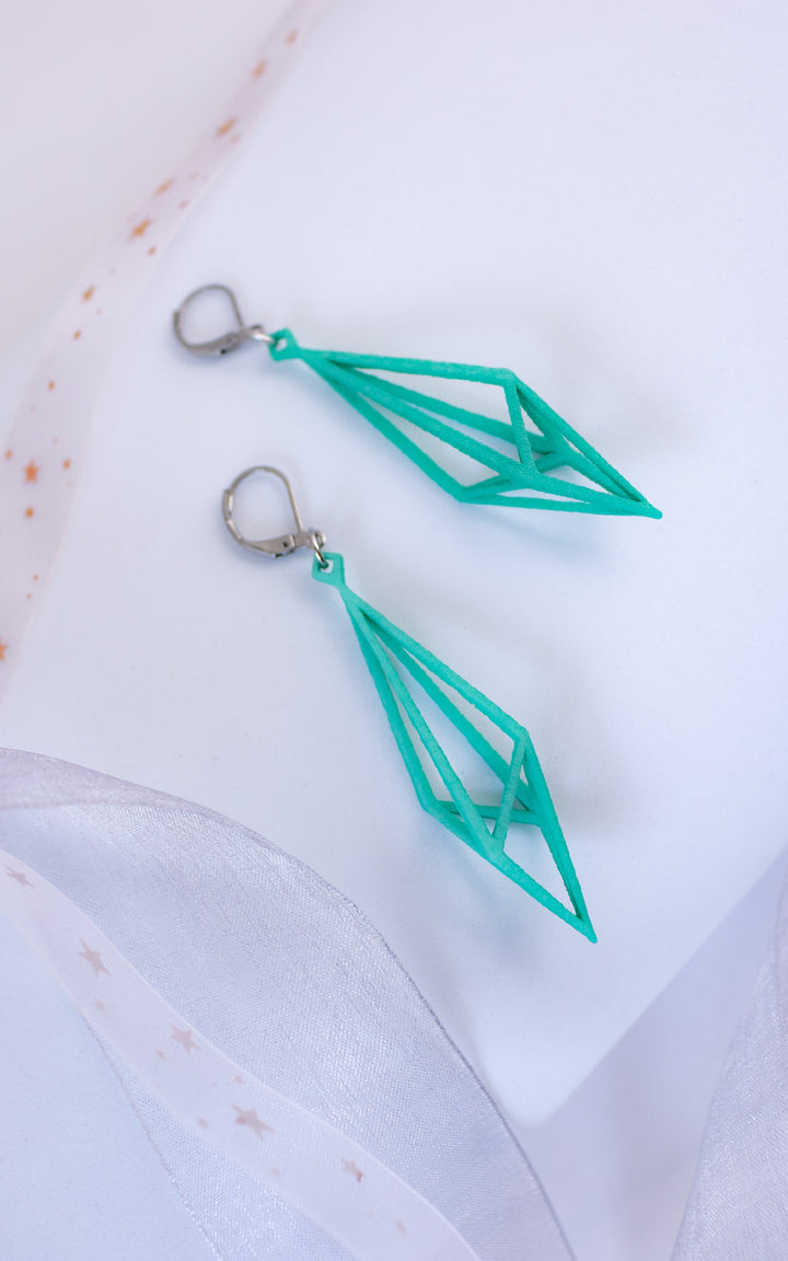 GEO pyramid geometric earrings