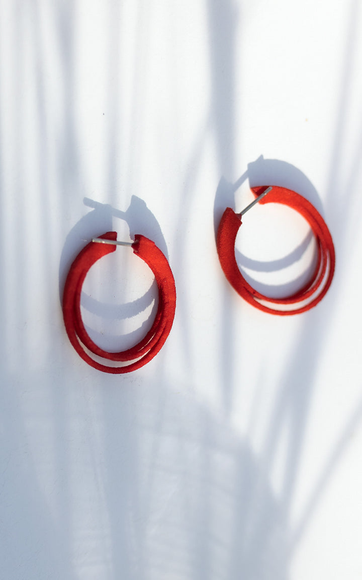 Small Oval GINGER Hoops