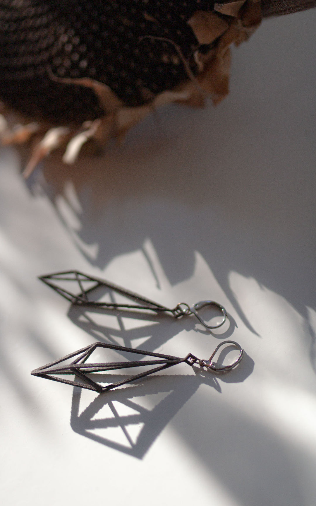 GEO pyramid geometric earrings