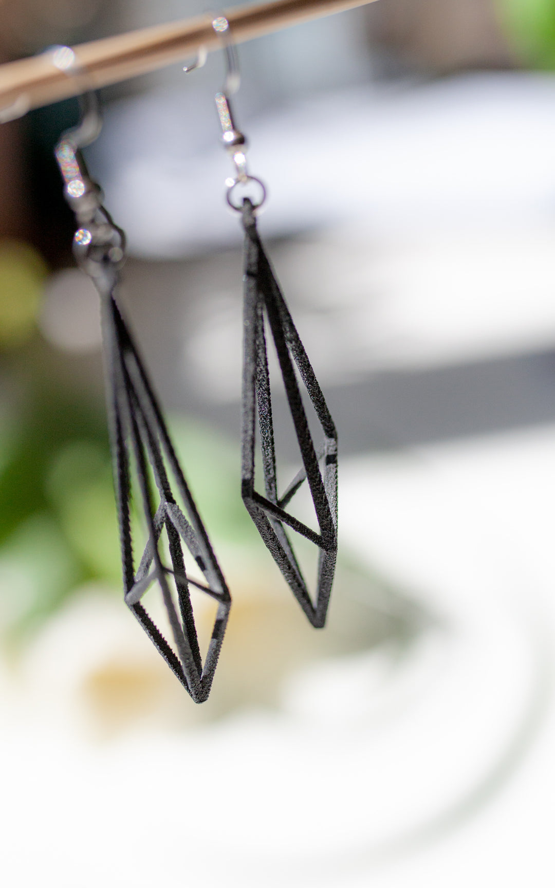 GEO pyramid geometric earrings – Vox Oz - Main Image