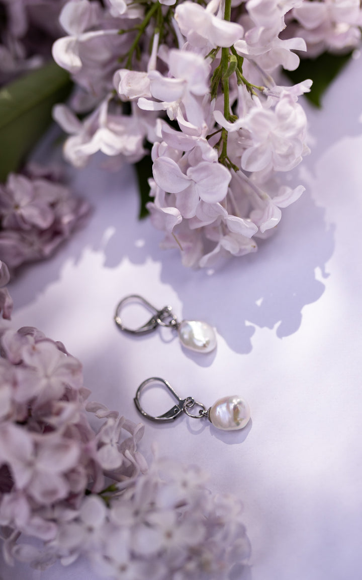 Perles 5 mm sur crochet levier