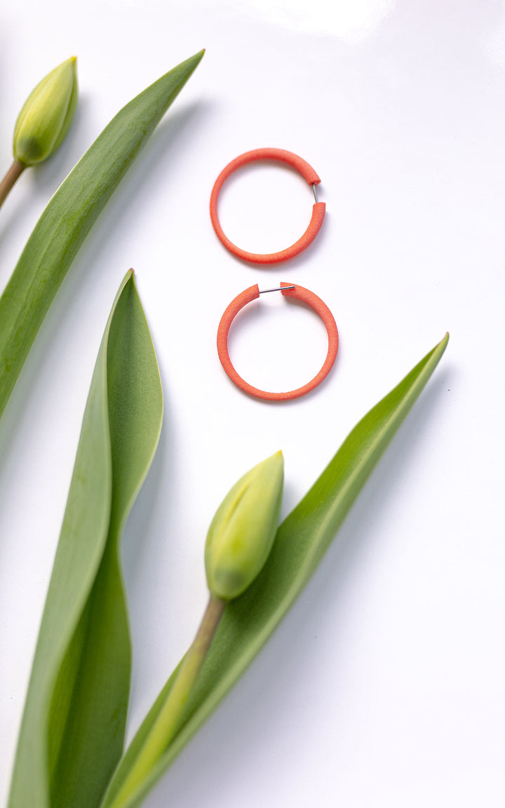 Orange-colored jewelry collection