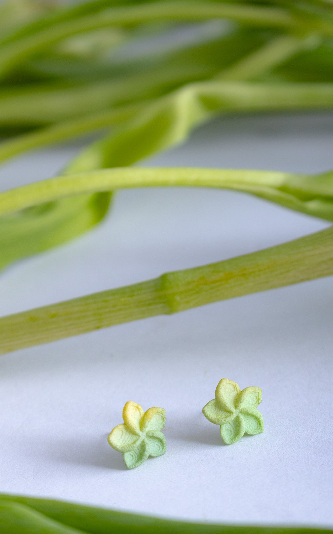 OHANA – Puces d’oreilles Fleur de Plumeria