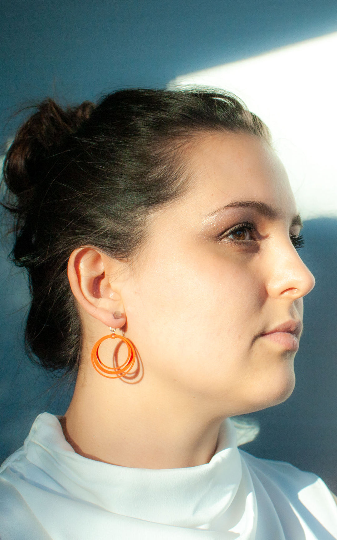 Orange-colored jewelry collection