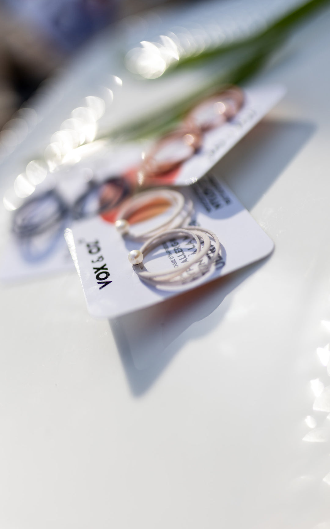 Orange-colored jewelry collection