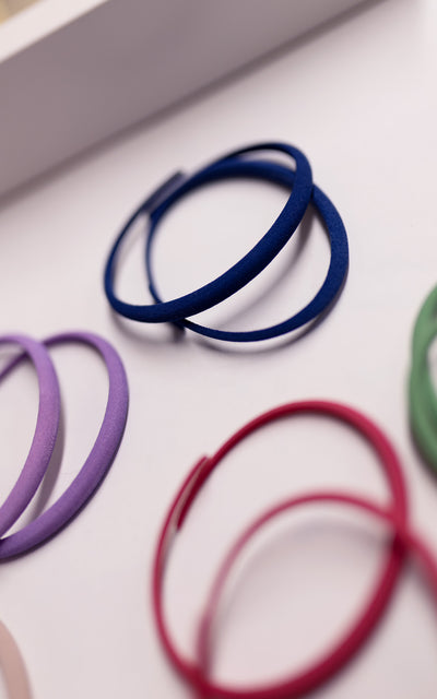Bracelets 3D couleur indigo 