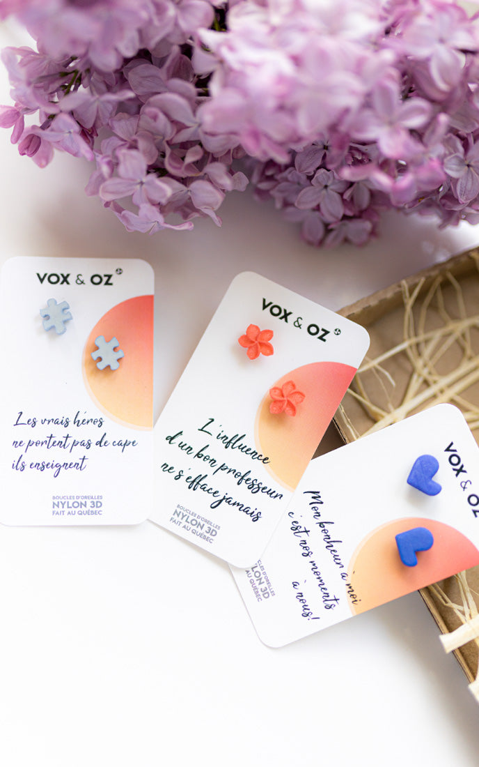 Carte message professeur – 3 messages au choix