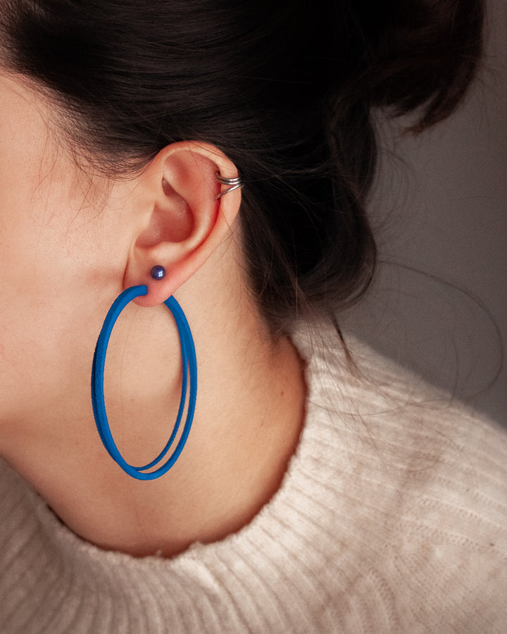 7cm Scoop Ultralight 3D Hoop Earrings