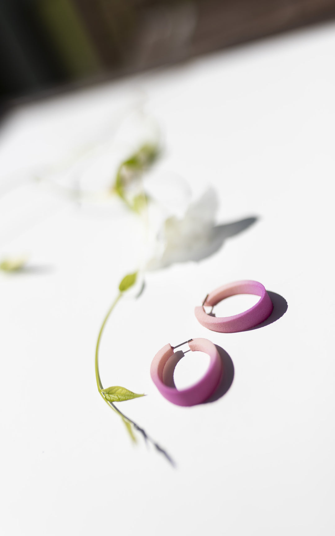 Earrings 3D Ovales KIWI