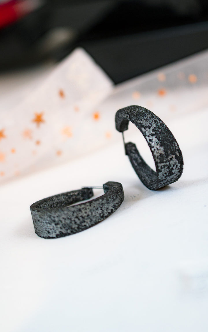 Earrings 3D Ovales KIWI