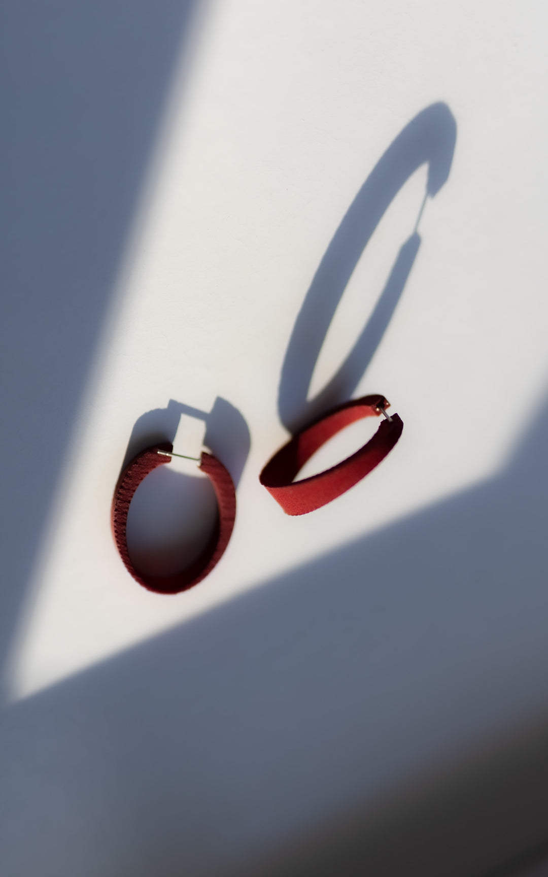 Earrings 3D Ovales KIWI