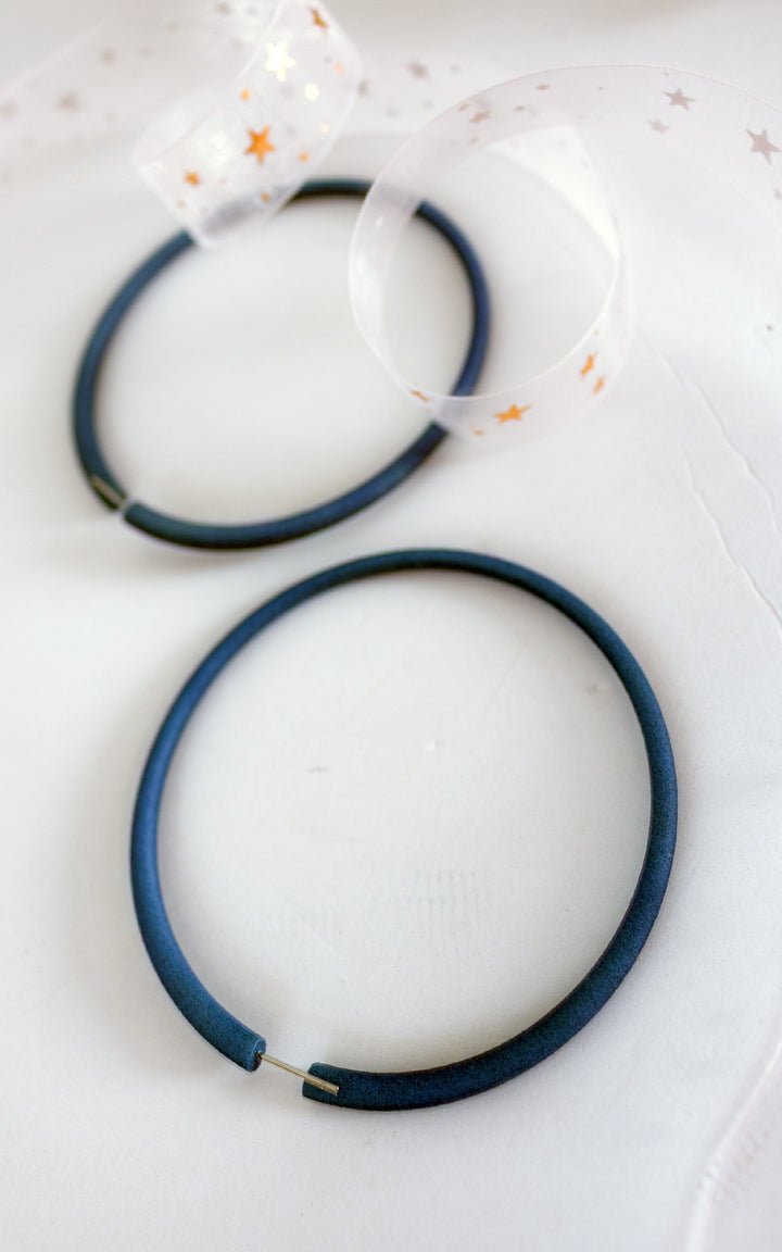 Atlas 8cm Large Ultralight Hoop Earrings