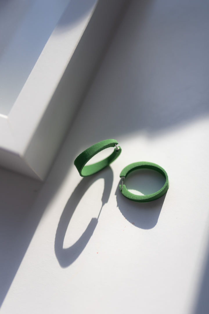 Earrings 3D Ovales KIWI