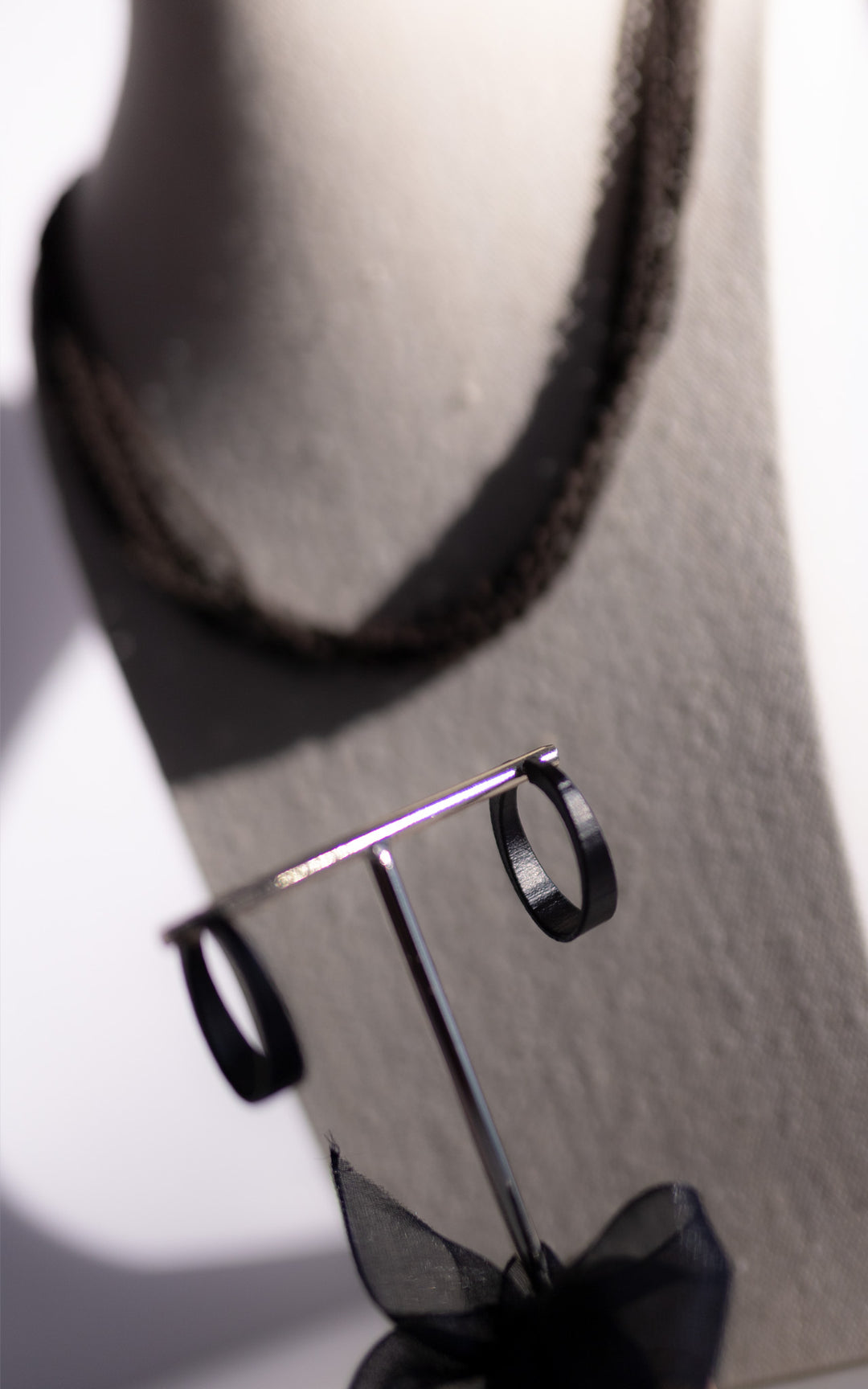 Earrings 3D Ovales KIWI