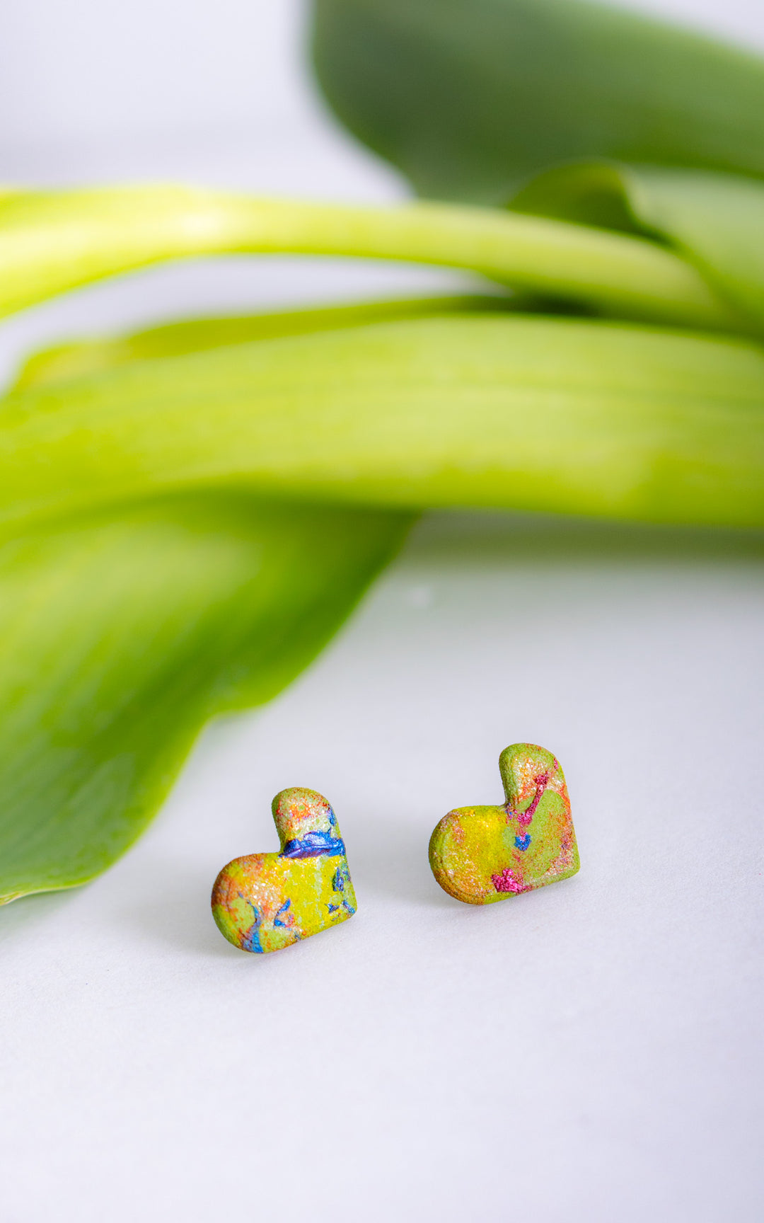 Zamour 3D Heart Earrings