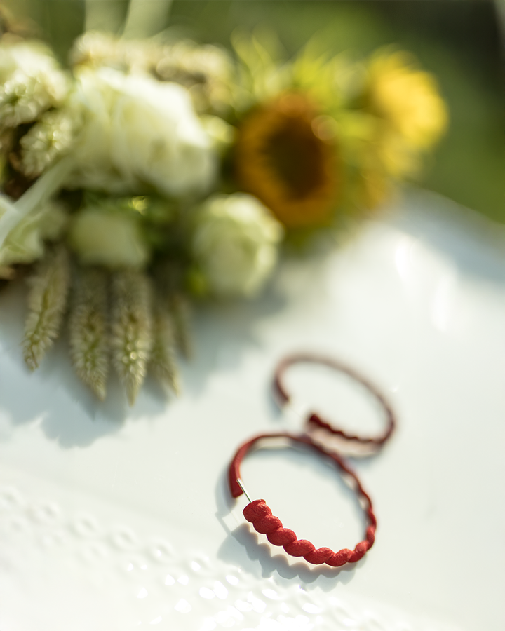 Large Crescent Earrings, Shell 5cm