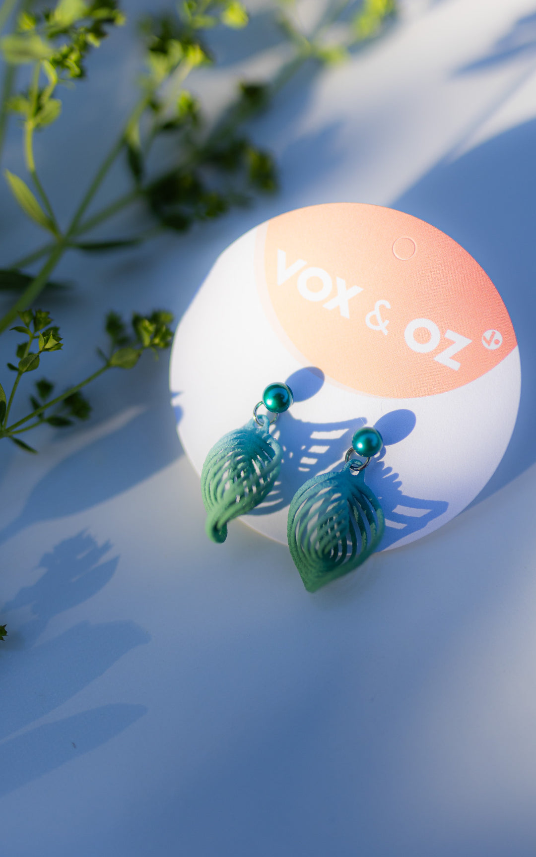 NEBULA earrings and freshwater pearls