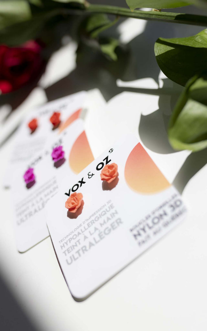 Orange-colored jewelry collection