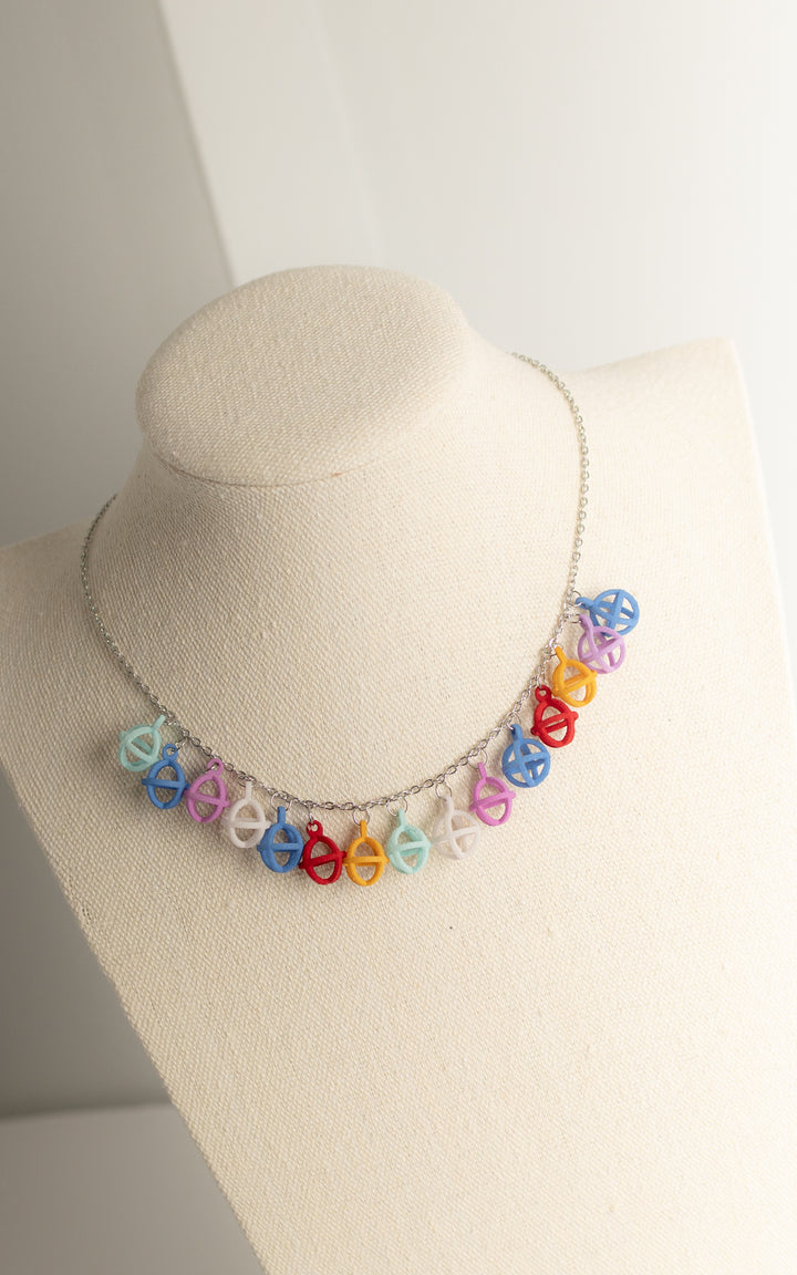 Collier CONSTELLATION – Sphères colorées en nylon recyclé