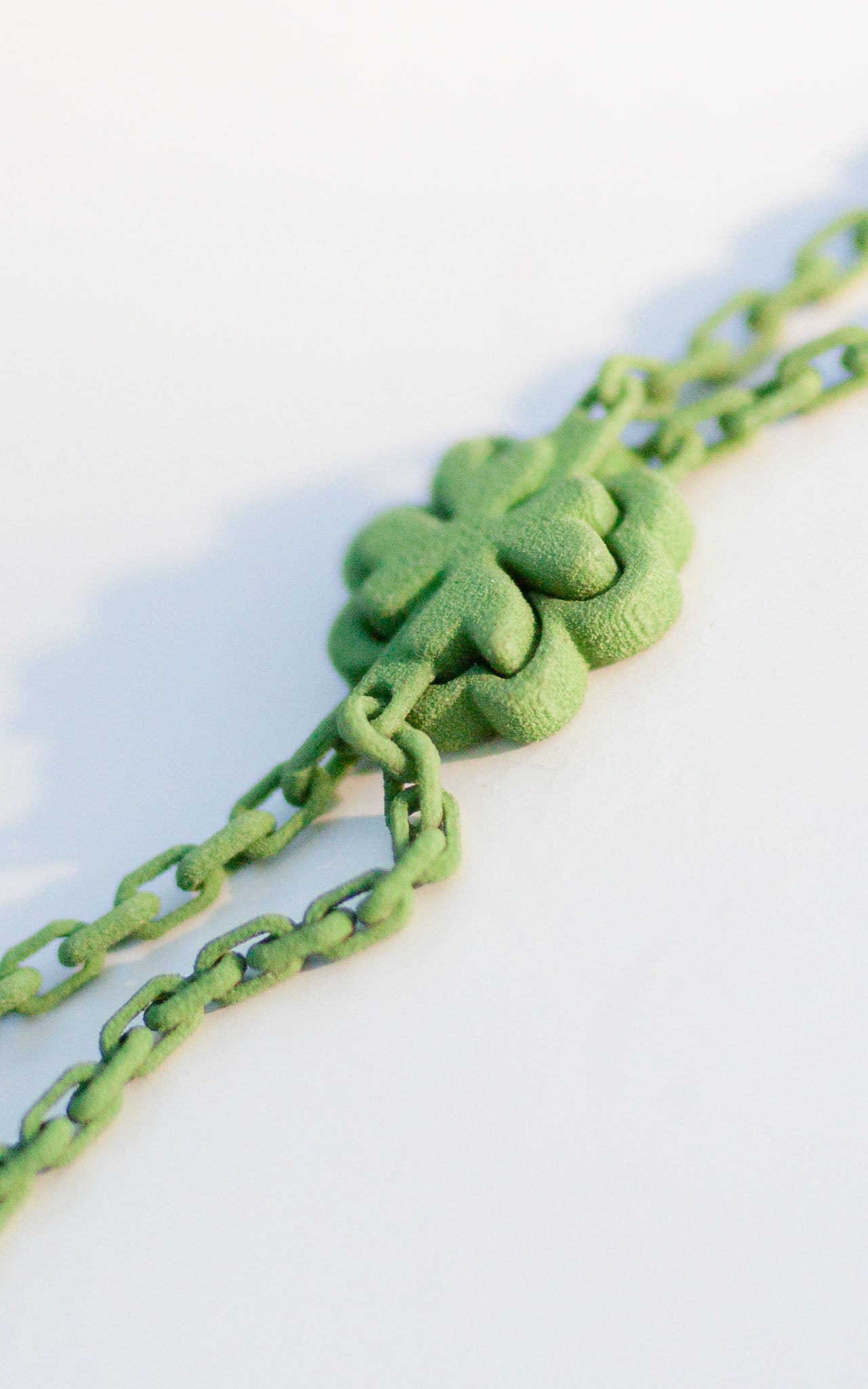 3D 4 Leaf Clover Friendship Bracelet