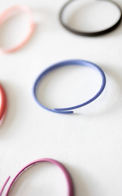 Bracelets bleus contemporain impression technologie 3D de Vox & Oz