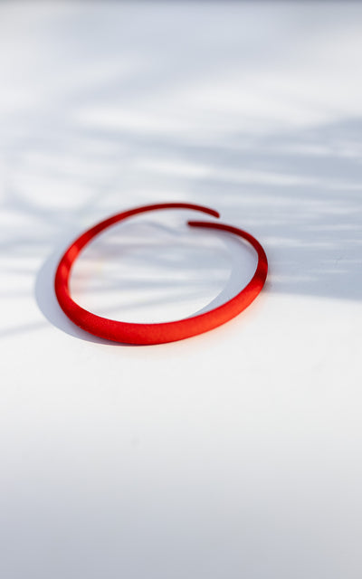 Bracelet 3D rouge écarlate
