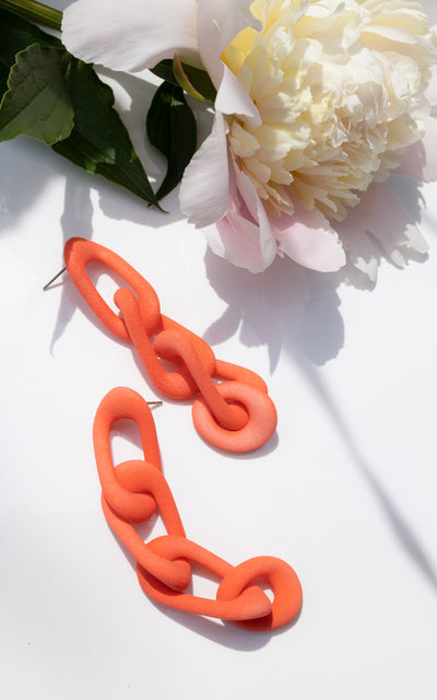 PACHAMAMA, 3D chain earrings