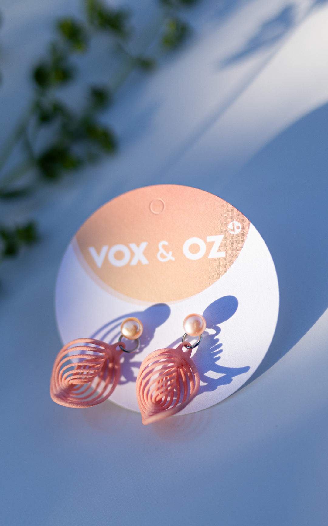 NEBULA earrings and freshwater pearls